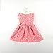 Gotd Summer Kids Baby Girls Floral Sleeveless Princess Dress Vest Clothes (3T, Pink )