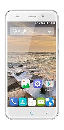 ZTE Blade V6 Smartphone (12,7 cm (5 Zoll) Display, 13 Megapixel Kamera, 16 GB Speicher) Silber