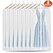 Refrze Garment Bags with Zipper, Garment Cover, 8 Pack Clear Garment Bags, Hanging Garment Bag, Dress Garment Bags for Closet Storage or Travel, Breathable Garment Covers 24'' x 60''/ 8 Pack