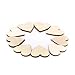 NUOLUX 100pcs Wood Slice 20mm Embellishments DIY Craft Wedding Decor Table Confetti