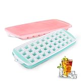 Small Ice Cube Trays with Lid - Mini Ice Trays for