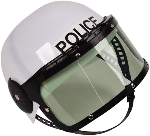 Amazon.com: Dress Up America Police Helmet with Visor - Costume Police Hat  for Kids - Cop Accessory Hat : Clothing, Shoes & Jewelry