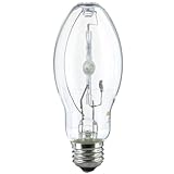 Sunlite MH50/U/MED 50-Watt Metal Halide ED17 Bulb, Medium Base, Clear