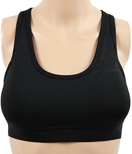 Mistere Yoga Sports Bra Running Shockproof Fitness Beauty Back vestblackXL