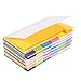 Best Paper Greetings 6-Pack Colored Divider Sticky Notes, Color Coded Index Tab Stickers, Bookmark Page Markers, 360 Ruled Sheets, 3 x 5 Inches