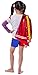 New Girls Coat Shorts Tops Set Halloween Costume For Kids (M)