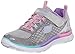 Skechers Kids Skech Appeal Align Strap Sneaker (Little Kid/Big Kid),Silver/Multi,10.5 M US Little Kid