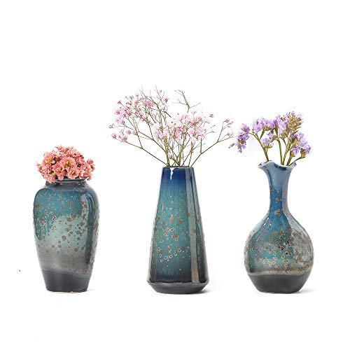 Amazon Com Chp Ceramic Flower Vases Set Of 3 Special Design