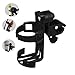Uarter Bottle Holder Bicycle Water Bottle Cage Rack 360 Degree Rotating Baby Bottle Holder for Stroller MTB Bike