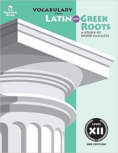 Amazon Com Vocabulary From Latin And Greek Roots Level Xii Latin Edition 9781580492058 Elizabeth Osborne Books
