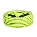 Flexzilla Air Hose, 1/4 in. x 100 ft, 1/4 in. MNPT Fittings, Heavy Duty, Lightweight, Hybrid, ZillaGreen - HFZ14100YW2 primary