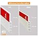 Fixget Door Seal, Under Door Sweep Door Draft Stopper Weather Stripping Door Bottom Seal Rubber Weatherproof Seal + Window Seal for Cracks & Gaps, 2 Width X 35.8 Length Inch, 2 Seals (B)