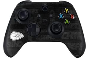 Skinit Decal Gaming Skin Compatible with Xbox Series X Controller - Officially Licensed NFL Kansas City Chiefs Black & White Design
