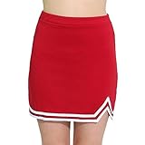 Danzcue Womens Double V A-Line Cheer Uniform Skirt