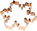 Old River Road Palace Snowflake Shape Cookie Cutter, Copper