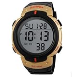 Water Proof Sport Watch For Men Women Boys Girls,Stylish Easy Operate Watch with EL Backlight