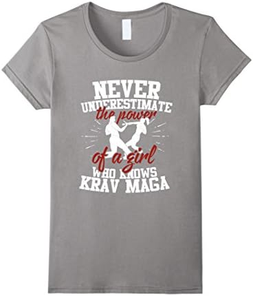 Women's Krav Maga Gear | Krav Maga Gifts | Martial Arts Shirts Small Slate