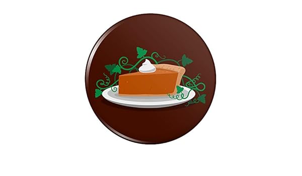 Pastel de calabaza cocina frigorífico Locker imán de botón: Amazon ...