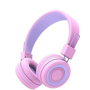 Kids-Bluetooth-Headphones-iClever-Wireless-Headphones-with-MIC-85dB-Volume-Limited-Adjustable-Headband-Foldable-Childrens-Headphones-for-SchoolTravel iClever Kids Bluetooth Headphones, Kids Wireless Headphones with MIC, Volume Limited, Bluetooth 5.0 & Stereo Sound…