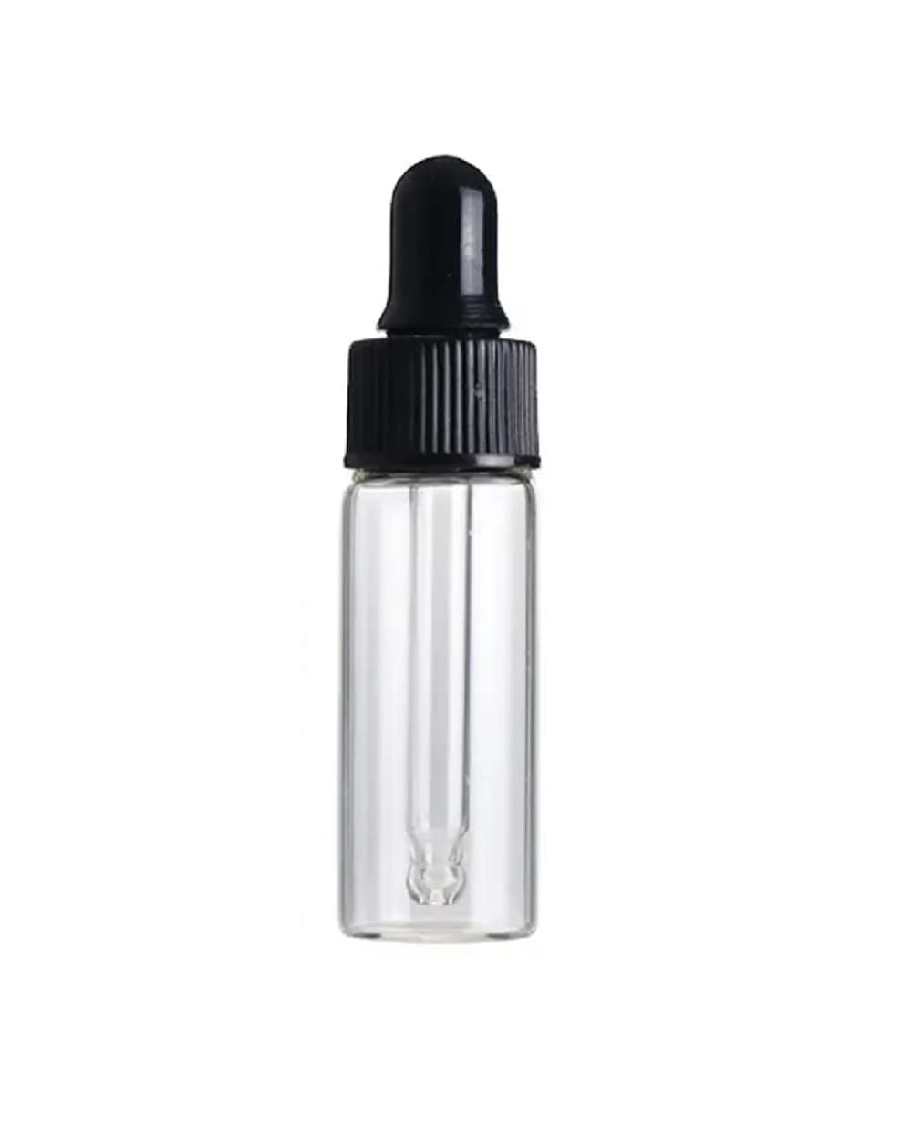 CMJ™ 1 x 5ml CLEAR Glass Bottle Ear Eye Drops Pipette Dropper Aromatherapy Empty