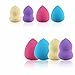 LandFox 4pcs Pro Beauty Flawless Makeup Blender Foundation Puff Multi Shape Sponges