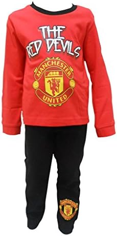 Manchester United Boy’s Red Devils Pajamas 3-4 Years