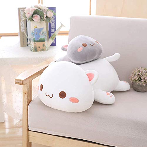 shownicer Plüschtier Flauschiges Stofftier Kawaii Katze 50cm, Kuscheltier Ausgestopftes Tier Plüschkissen Spielzeug… – Bild 6