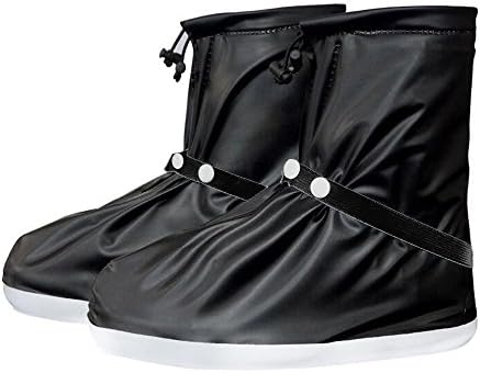 Shoe Covers,Rain Shoes Men Rain Snow Boots Cover Waterproof for Women Black Shoe Covers for Outdoors, Cycling, Camping, Fishing, Garden (L)
