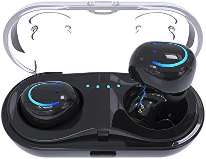 Wireless Earbuds,Bluetooth Headphones Sweatproof Sport Headsets in-Ear Noise Cancelling Earphone with Built-in Mic and Charging Case for iPhone and Other Smart Devices