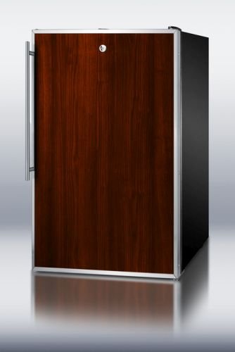 Click Here to See More Images Summit CM421BLBIFR 4.1 Cu. Ft. Custom Panel Undercounter Compact Refrigerator