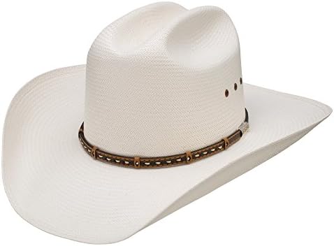 Stetson Hats 10X Rancher 4 in. Brim Precreased Straw Hat Natural
