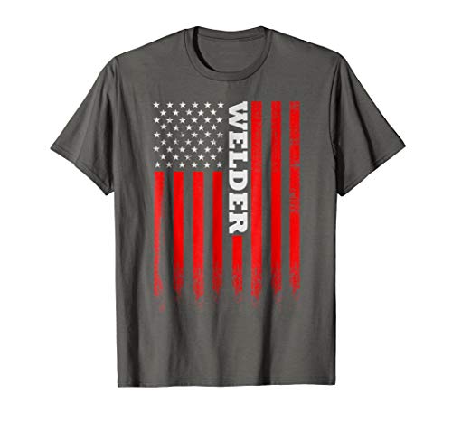 American Welder flag shirt for welding men and women