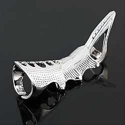 4Pcs Punk Full Armor Knuckle Joint Claw Finger Ring
