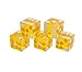 Get Out! Precision Casino Dice 6-Sided 19mm Game Playing Dice, Translucent, Set of 5 – Play Craps, DND D&D, RPG, D6
