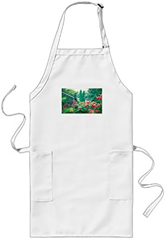 Poppylife Modern Design Garden Flowel BBQ Cooking Apron
