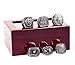 GF-sports store A Set of 6 Pittsburgh Steelers Super Bowl Championship Replica Ring by Display Box Set-(White)