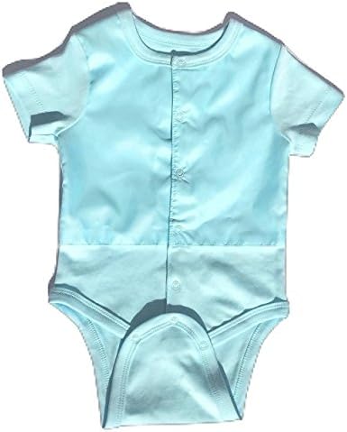 Tadamkidz Built-in Bib Romper Ideal for Teething