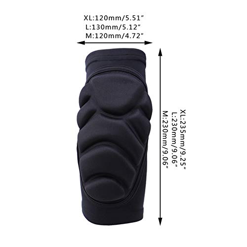 Elbow Pads Protector Brace Support Guards 1Pair Arm Guard Sleeve Skating Cycling - Thumbnail 2