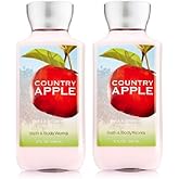 Bath and Body Works (2) Country Apple Body Lotions-8 oz. Bottles