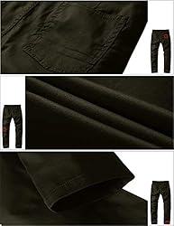 Match Mens Slim-Tapered Flat-Front Casual Pants