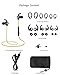 Bluetooth Headphones, Wireless Headphones, TOTU Sweatproof High Fidelity Stereo Bluetooth Earbuds Lightweight and Noise Canceling Wireless Earbuds Fit for Workout with Built-in Magnet