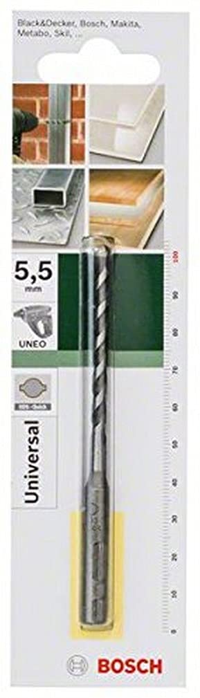 Bosch 2609256912 Multi-Purpose Drill Bit (SDS-Quick 5.5x55x100 for Bosch UNEO)
