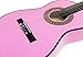 Martin Smith 6 String Classical Guitar 3/4 Size 36 inches for Children, Pink (W-560-PNK)