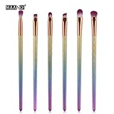 Make Up Brush Set,SMTSMT Super Soft 6Pcs Colorful Cosmetic Eyebrow Eyeshadow Brush