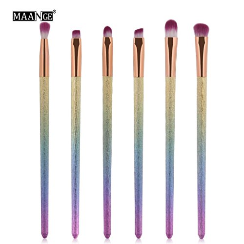 Make Up Brush Set,SMTSMT Super Soft 6Pcs Colorful Cosmetic Eyebrow Eyeshadow Brush | Amazon Reviews | Gifts | Ideas | Gadgets | Shooping | Shop | Products