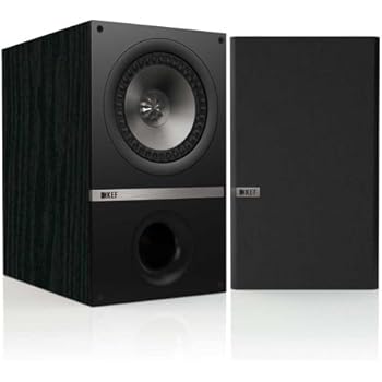 KEF Q300B Bookshelf Loudspeakers - Black Ash (Pair)