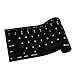 Fintie [Slim] Keyboard Cover Silicone Skin for Macbook Pro 13'' 15'' 17'' (with or without Retina Display) Macbook Air 13'' and iMac Wireless Apple Keyboard, Solid Black