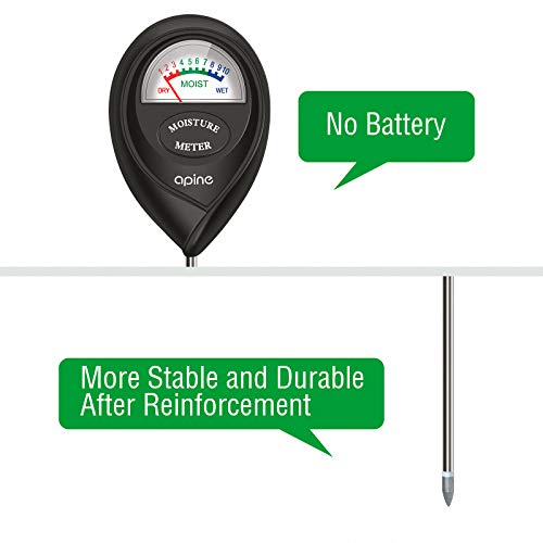 Apine Soil Moisture Meter, Plants Moisture Meter, Plant Water Meter For