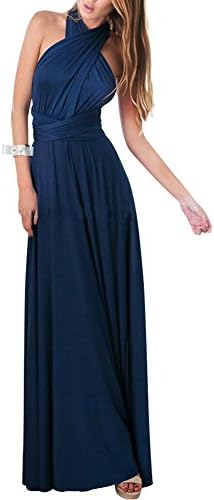 Infinity Night Dress Multi-Way Wrap Camisoles Halter Maxi Floor Long Dress High Elasticity