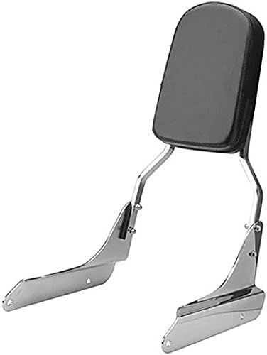 Krator Sissy Bar Backrest Motorcycle Passenger Seat Pad Compatible with 2000-2004 Honda Shadow VLX 600 / VT600C